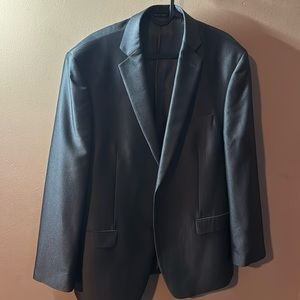 Men’s blazer jacket in bright gray with matching pants 42r jacket pants 36 x 32